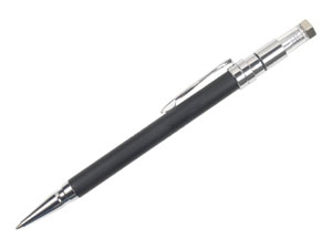A pen with magnetic tipped end capable of telescoping