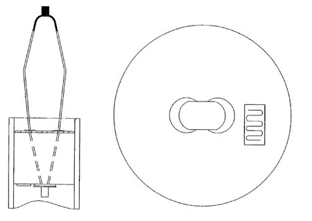 A sketch of an FME sponge with an RFID chip installed